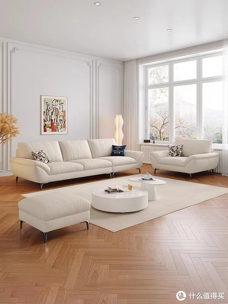 轻松打造舒适家居，这款简约布艺沙发是爆款之选！