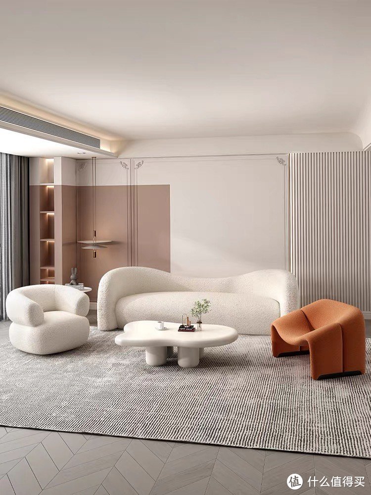 客厅装修新思路：北欧布艺沙发 + 小户型=创意舒适家居！