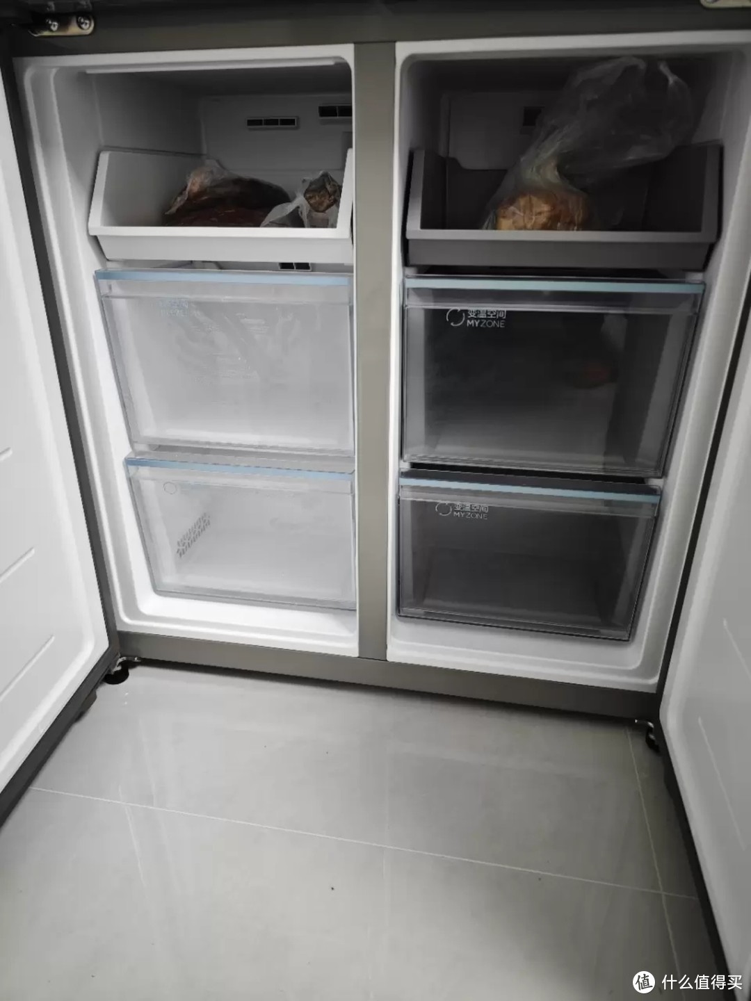海尔十字对开门冰箱：精细划分，专属空间