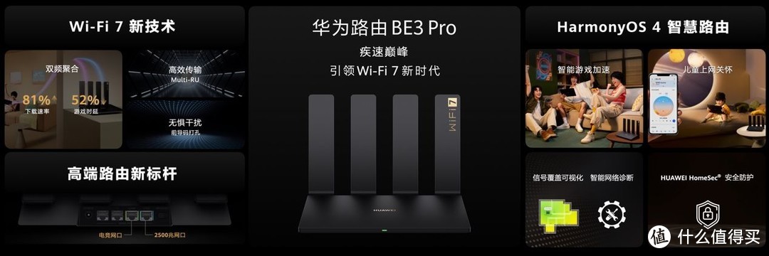 华为路由BE3 Pro，399元起，开启Wi-Fi7新时代