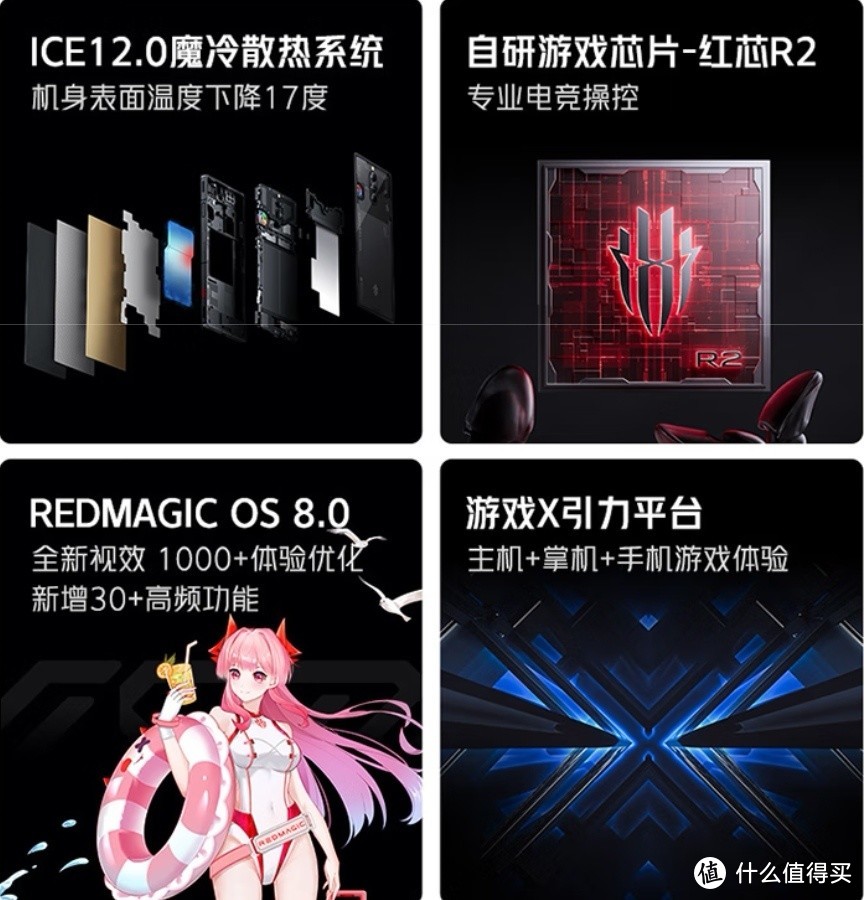 玩游戏用专业手机才畅快，红魔8S Pro游戏手机，氘锋透明版