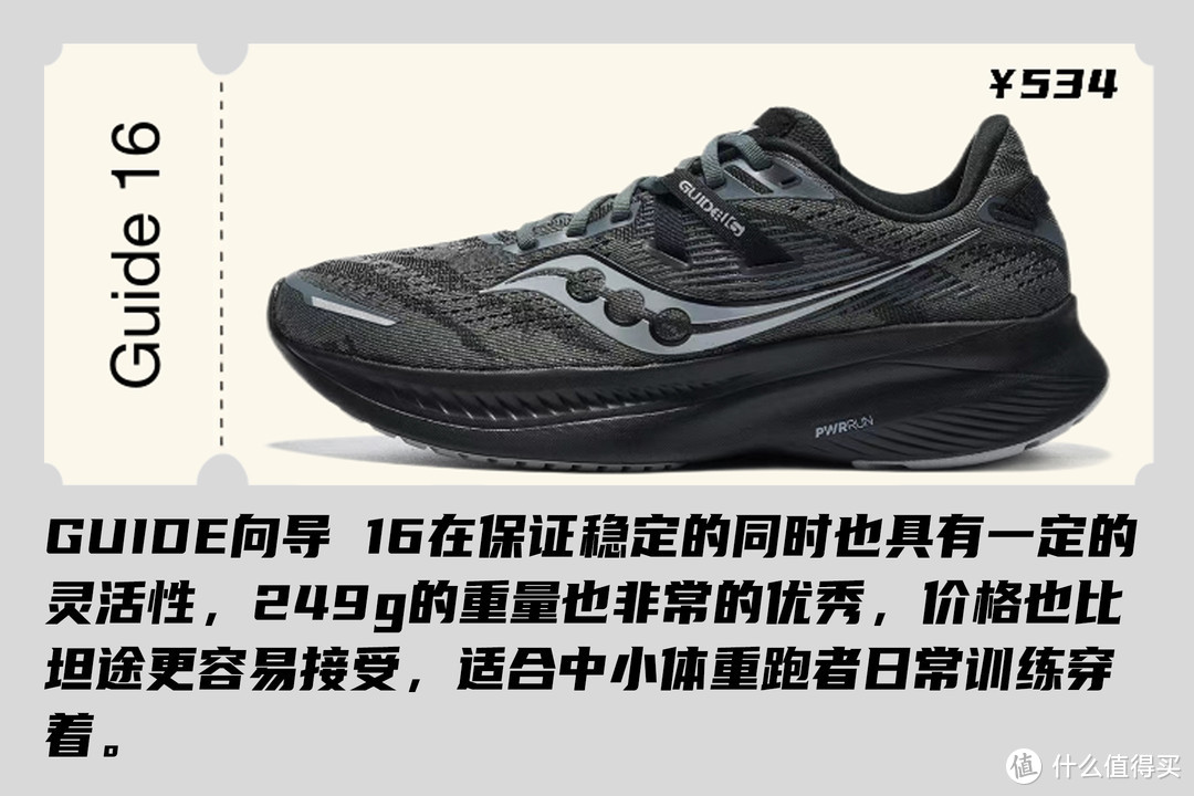 Saucony Guide 向导 16