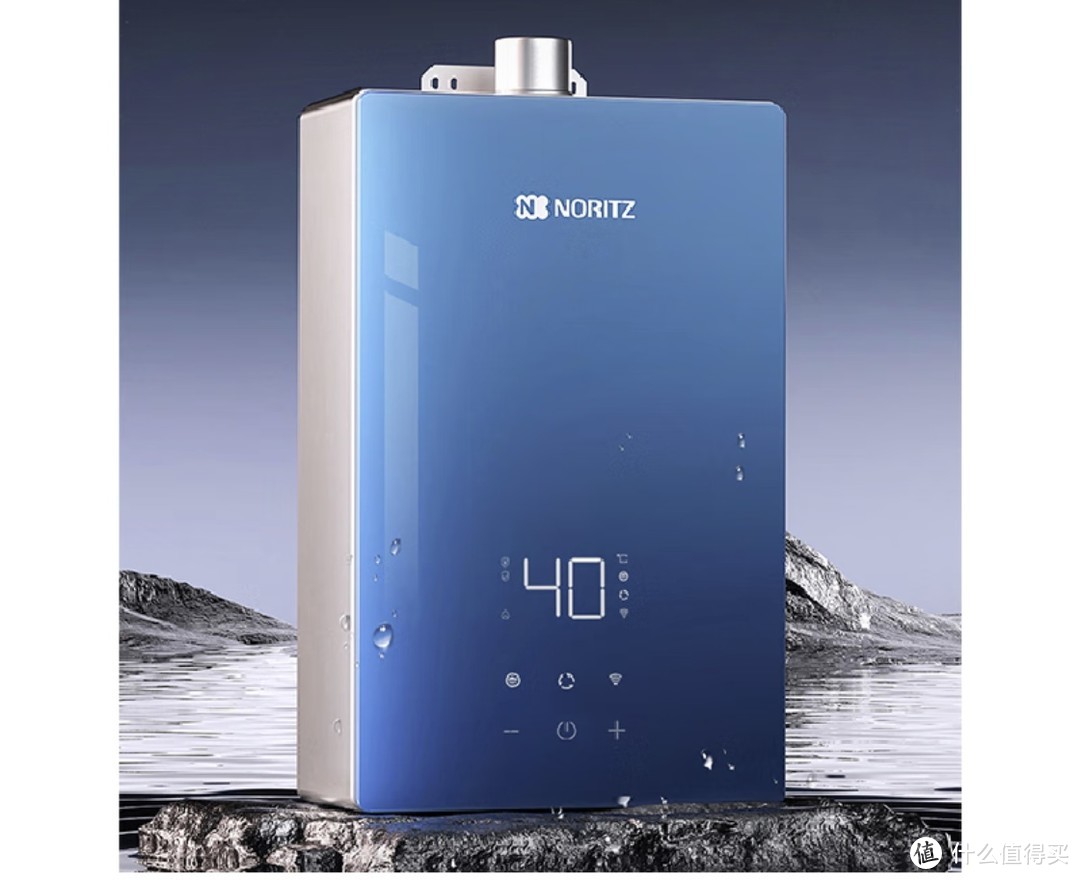 能率（NORITZ）零冷水燃气热水器16升，水量伺服器的双智控全面屏玻璃面板好物分享！