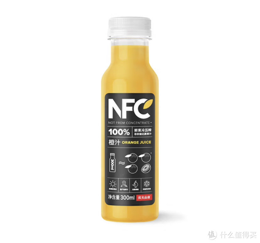 饮料要天然新鲜的，农夫山泉NFC橙汁选购评测