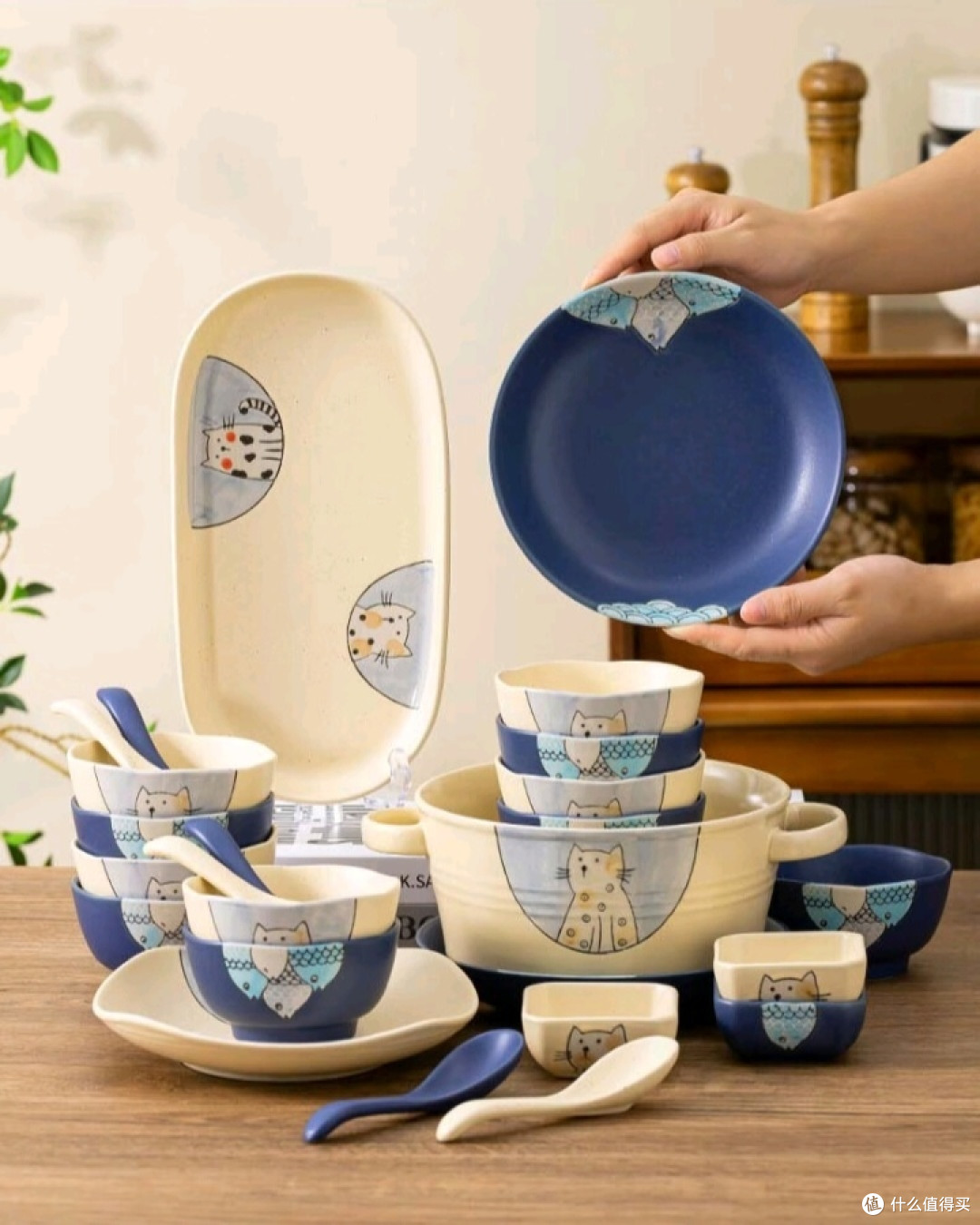 将一日三餐的仪式感拉满，好看又好用的釉下彩餐具大盘点