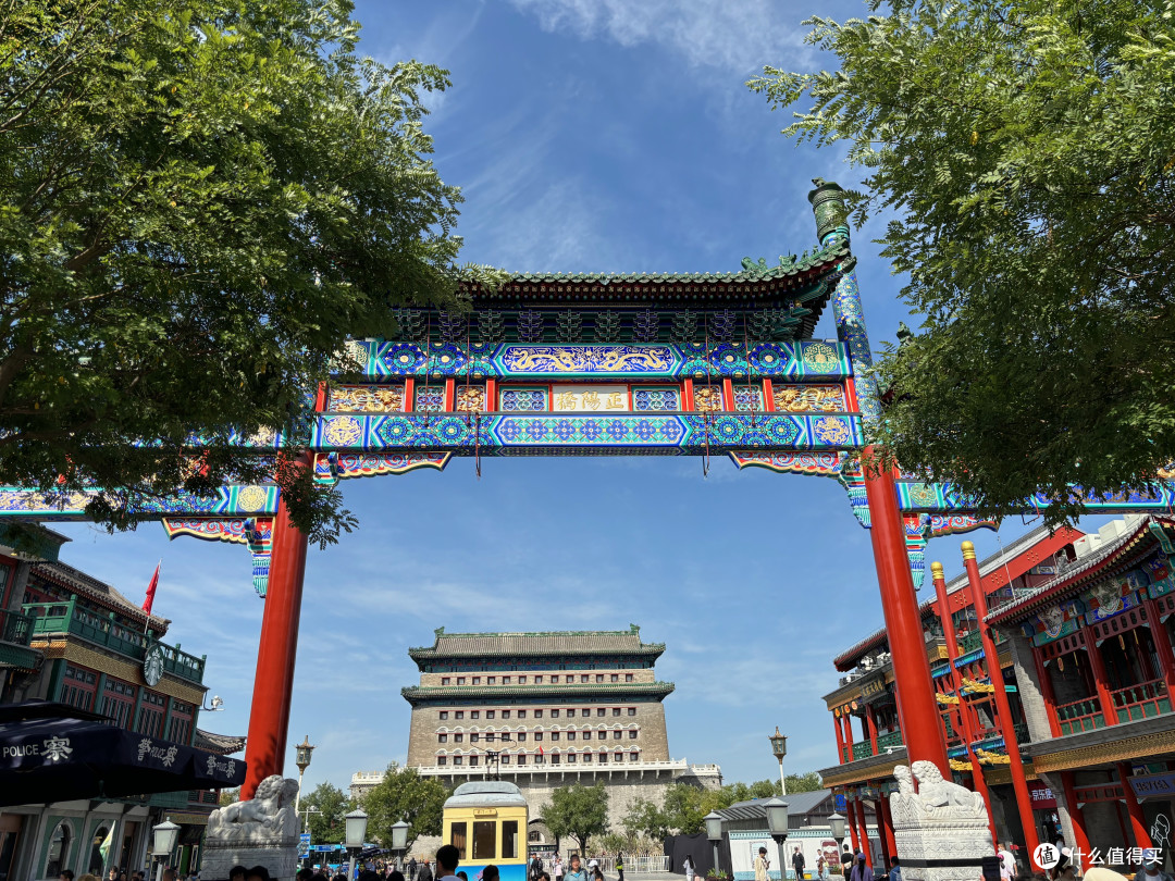 前门大街北望正阳门箭楼