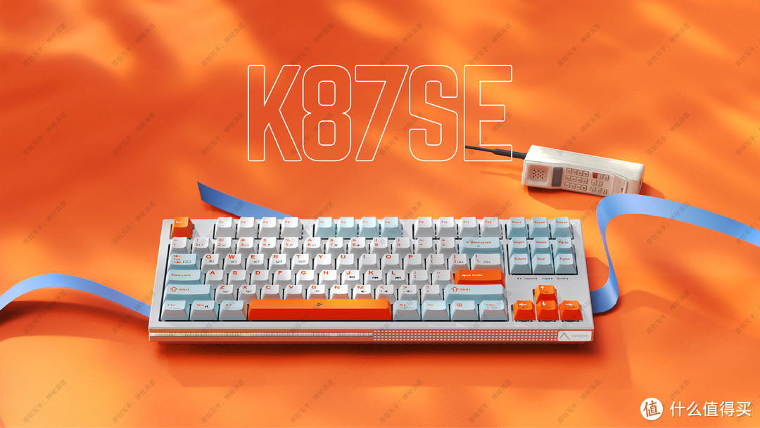 外观方正硬派，手感绵柔舒适-KEMOVE 1980系列K87三模热插拔机械键盘使用体验分享
