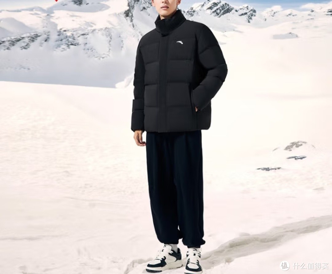安踏（ANTA）雪壳羽绒服丨四防科技外套男冬季保暖防泼水户外棉服外套面包服 