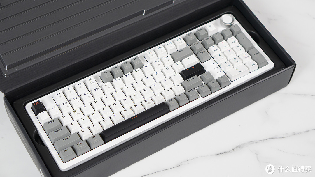 水墨风、丹青色，SKN青龙 98配列 Gasket Pro客制化机械键盘开箱及试用体验分享！