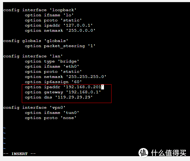 network配置文件