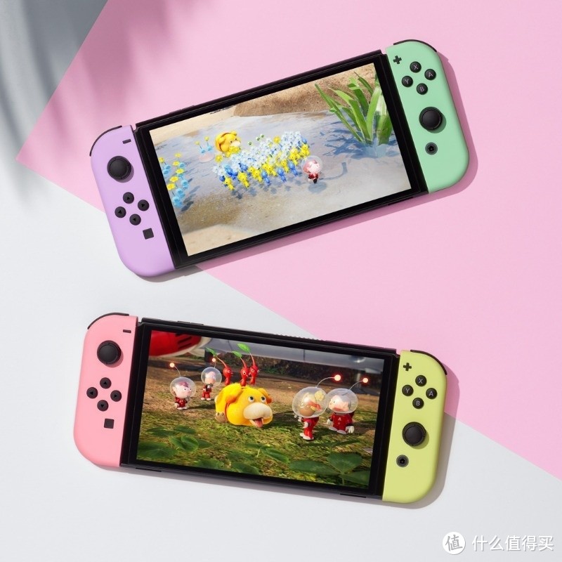 任天堂 Joy-Con 解决漂移，左右开弓，尽情游戏!Nintendo 任天堂 Joy-Con (左) 淡紫/(右) 淡绿