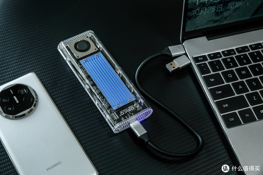 轻松搞定高速移动数据库，入手体验奥睿科J20 SSD+USB4硬盘盒，又快又稳