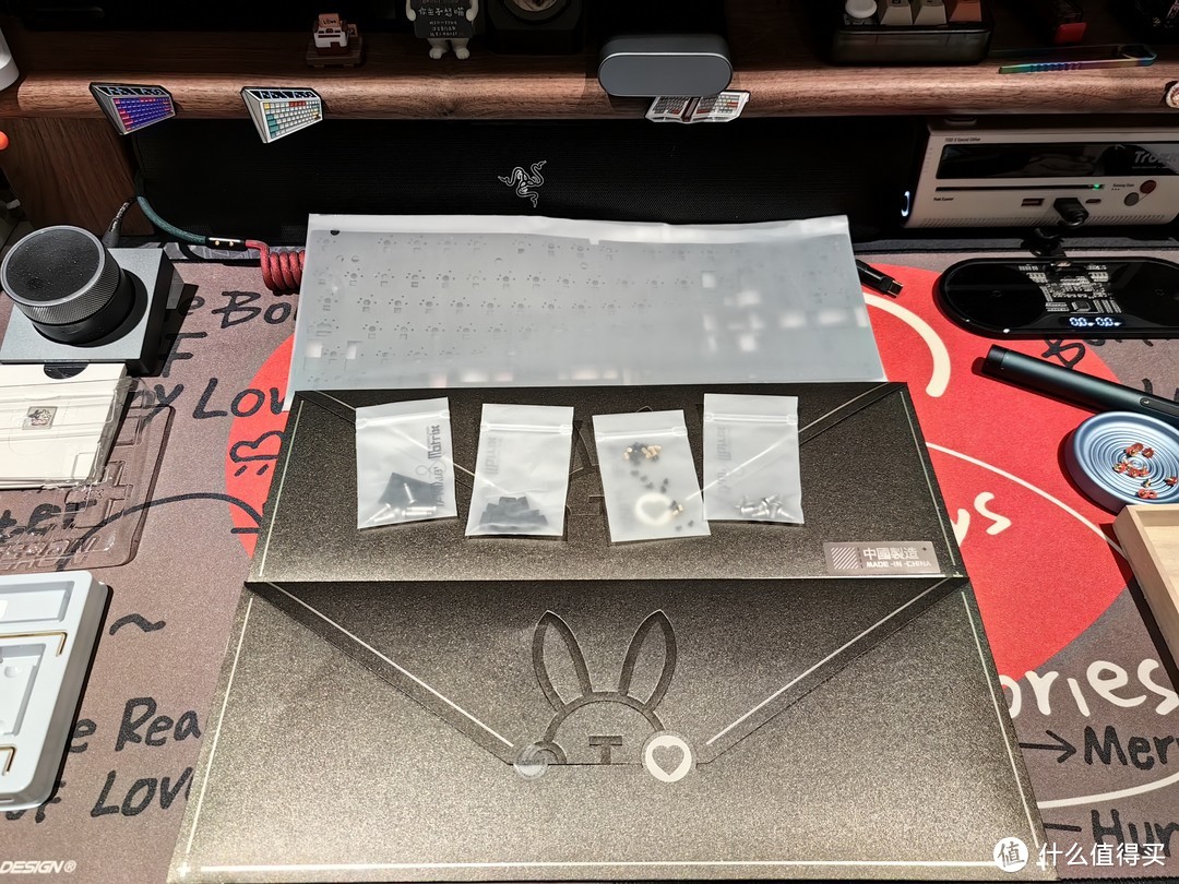 兔年限定版 Matrix Magic3 80XV3.0兔子客制化键盘拼装实录（详细Gasket结构拼装说明）