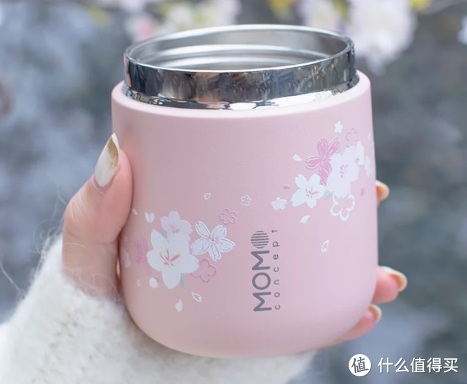 MOMO樱花保温杯：粉嫩可爱，守护你的每一刻