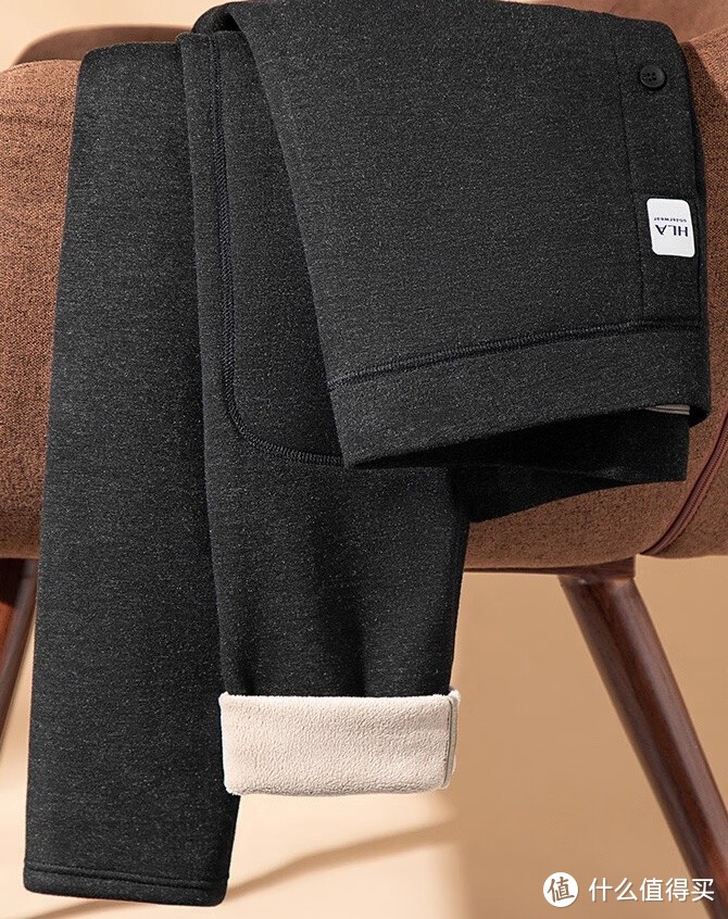 海澜之家（HLA）仿羊羔绒护膝裤——温暖冬季的好选择