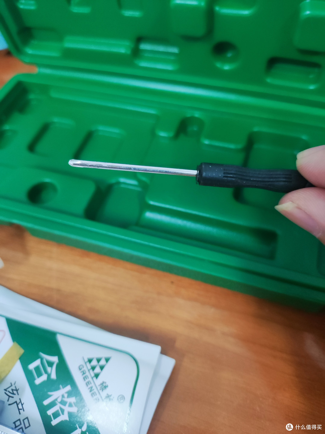 好物分享 篇二:不知道这种带数字显示的绿林卡尺电池能用多久,感觉