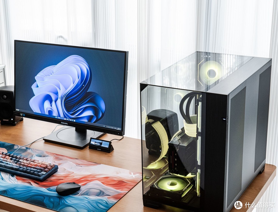 联力"海景房"机箱为什么建议你选这台？O11 VISION+华硕吹雪S+七彩虹RTX4080火神