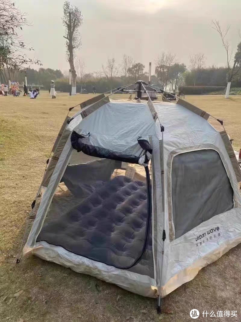 野外露营神器：城市波浪帐篷户外折叠便携式全自动加厚野餐野营过夜露营全套装备