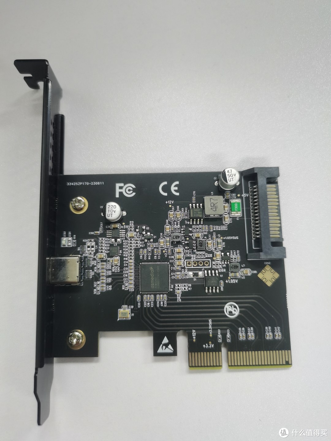 实测乐扩PCIE X4转Type-C 20Gbps高速扩展卡