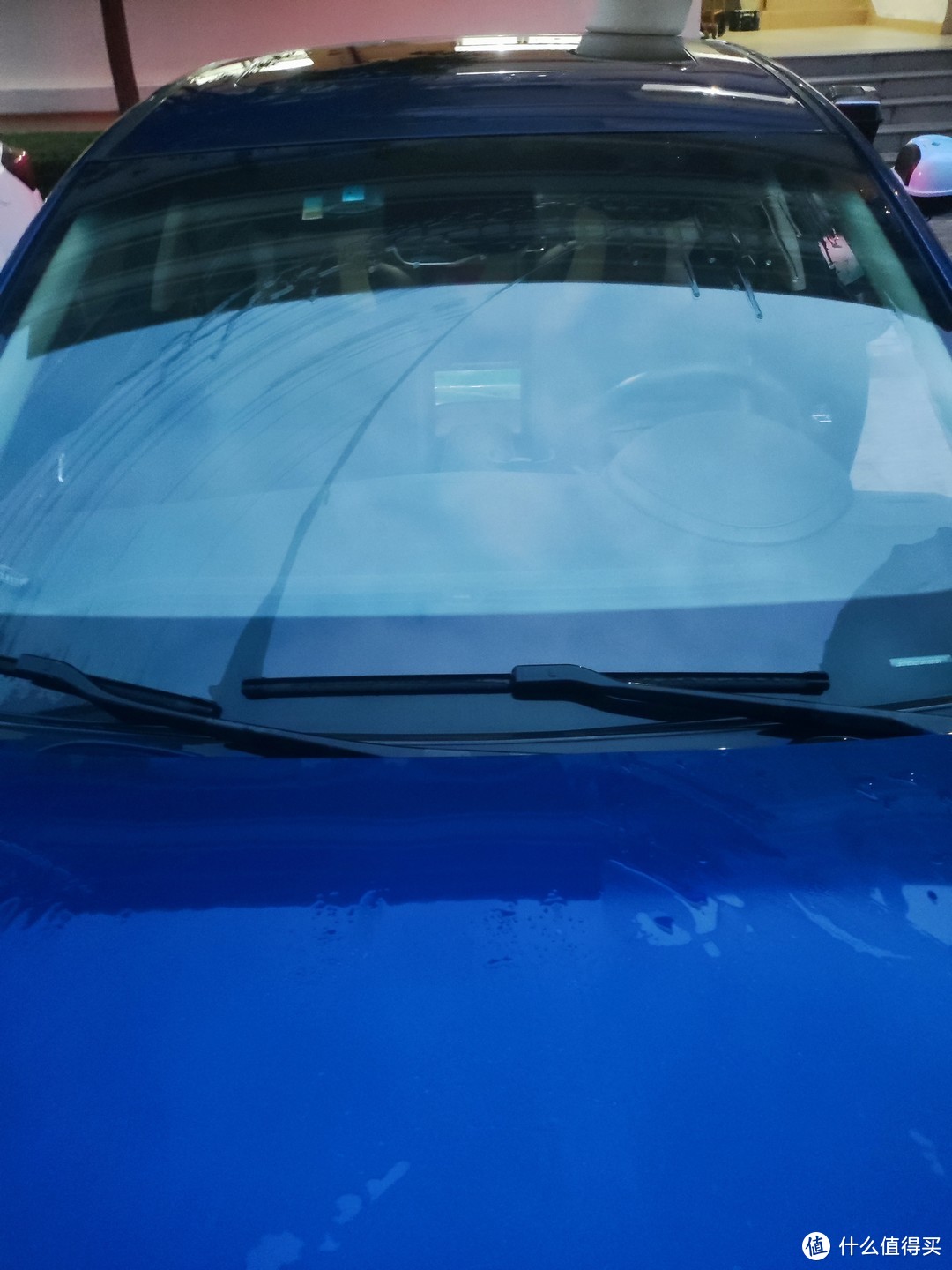 一块钱买的汽车玻璃油膜清洗剂，试一下使用效果如何？