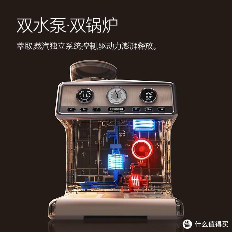 咖啡机测评分享：这款数智双瞳屏显、双泵双锅炉设计，真香！