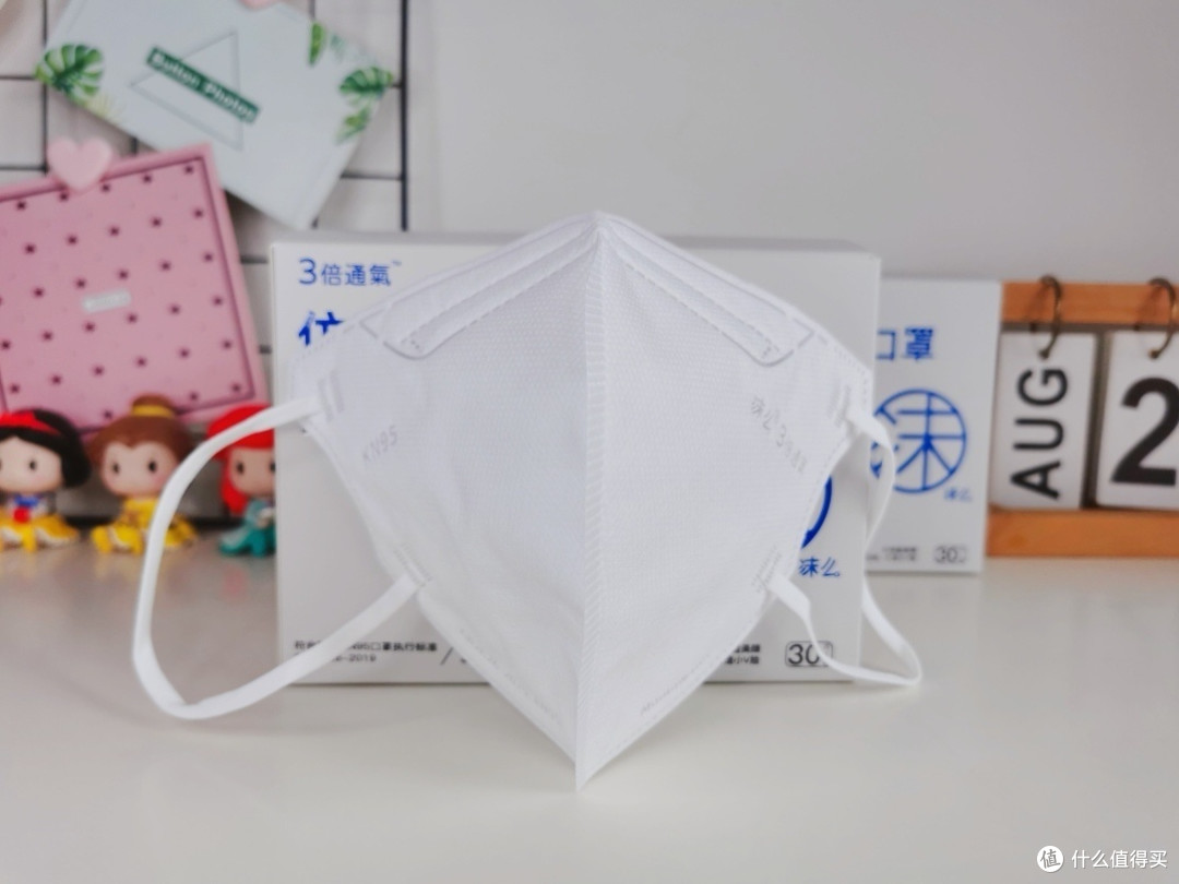 沫么仿生蝶形kn95口罩不勒耳朵舒适呼吸