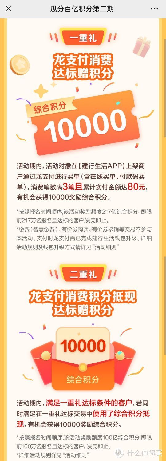 交行12元支付券，建行2万积分，农行1买10支付券