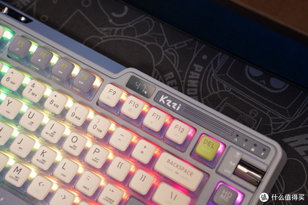 自带HUB，定制轴体，一款无法拒绝的键盘，珂芝K75炫彩版键盘分享