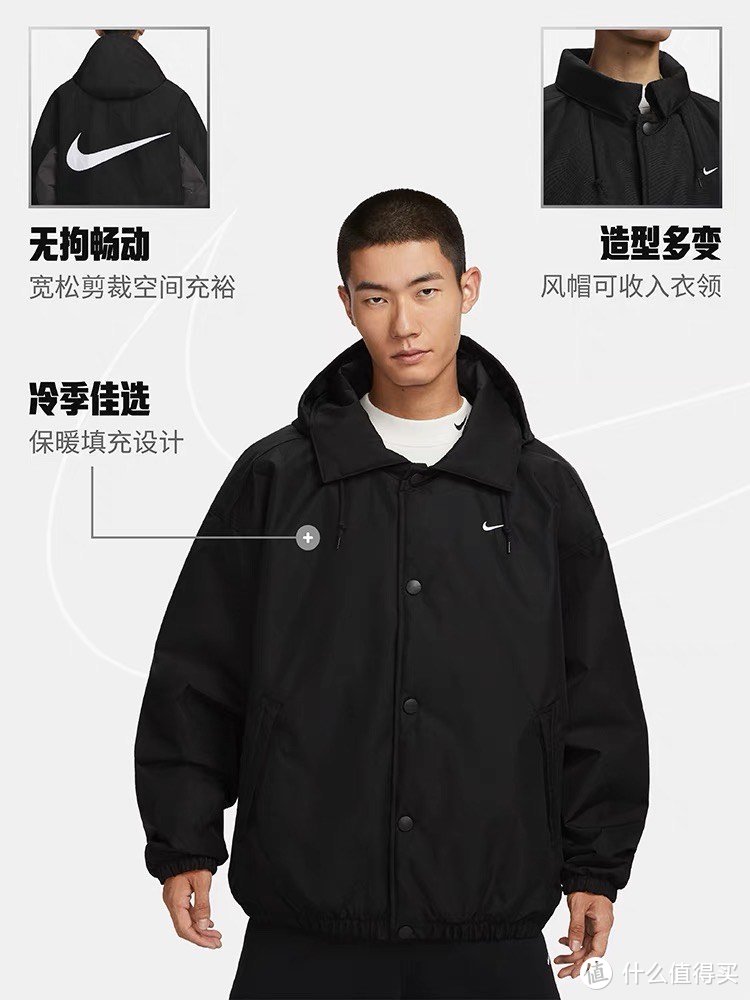 Nike Solo Swoosh 保暖夹克——冬季运动的最佳选择