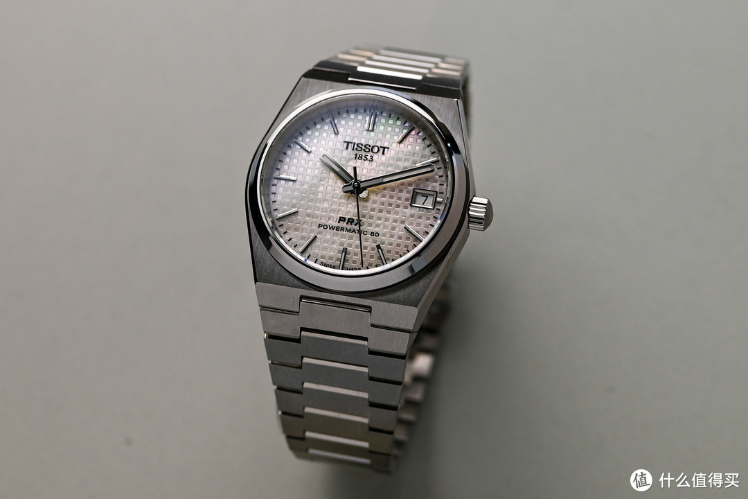 tissot prx 35mm mother of pearl