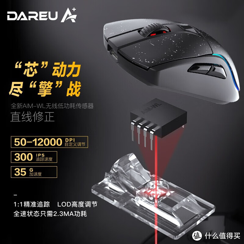 达尔优 A950无线鼠标：游戏必备利器，令人惊喜的产品。