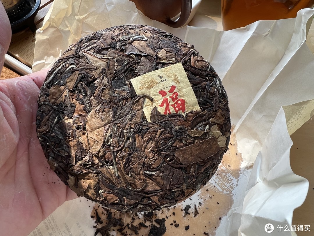 20元一饼的八马茶叶福鼎白茶100g，自己喝真香