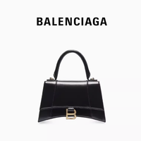 BALENCIAGA巴黎世家HOURGLASS女士小号手提沙漏包