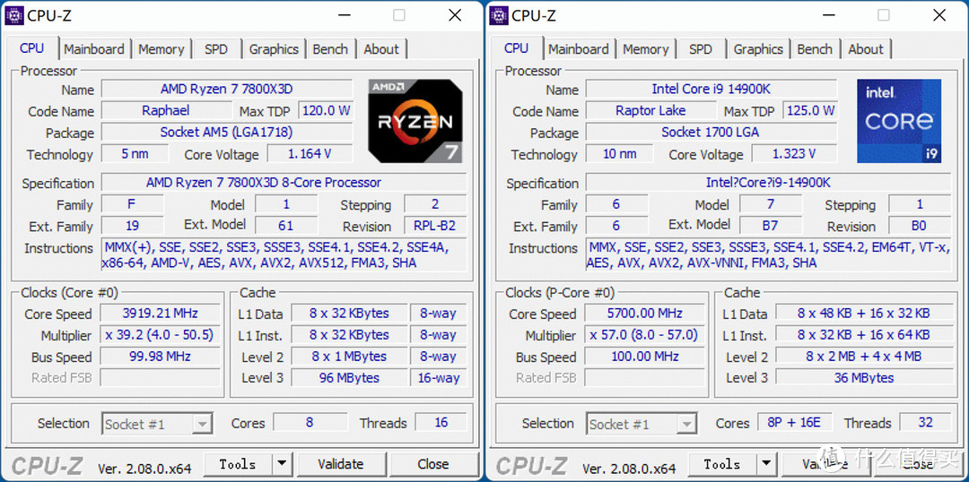 贵的就一定打游戏厉害？AMD 锐龙7 7800X3D、Intel i9 14900K对比测试