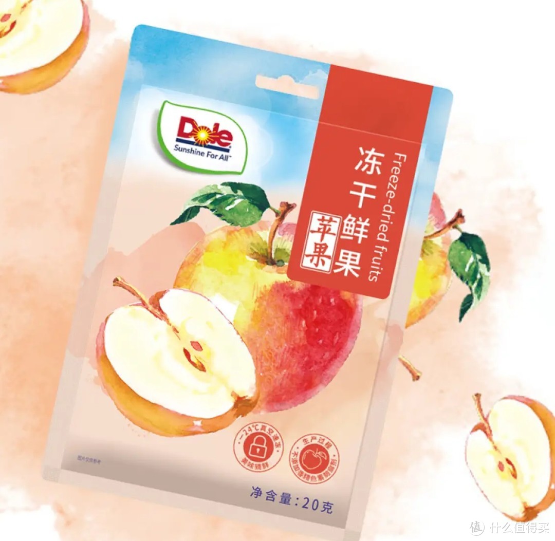 都乐（Dole）冻干鲜果 苹果——品味自然，享受纯正