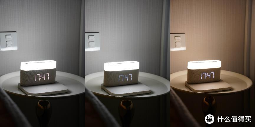 可代替卧室6种设备，无线充+闹钟+夜灯，VFZ无线充电台灯