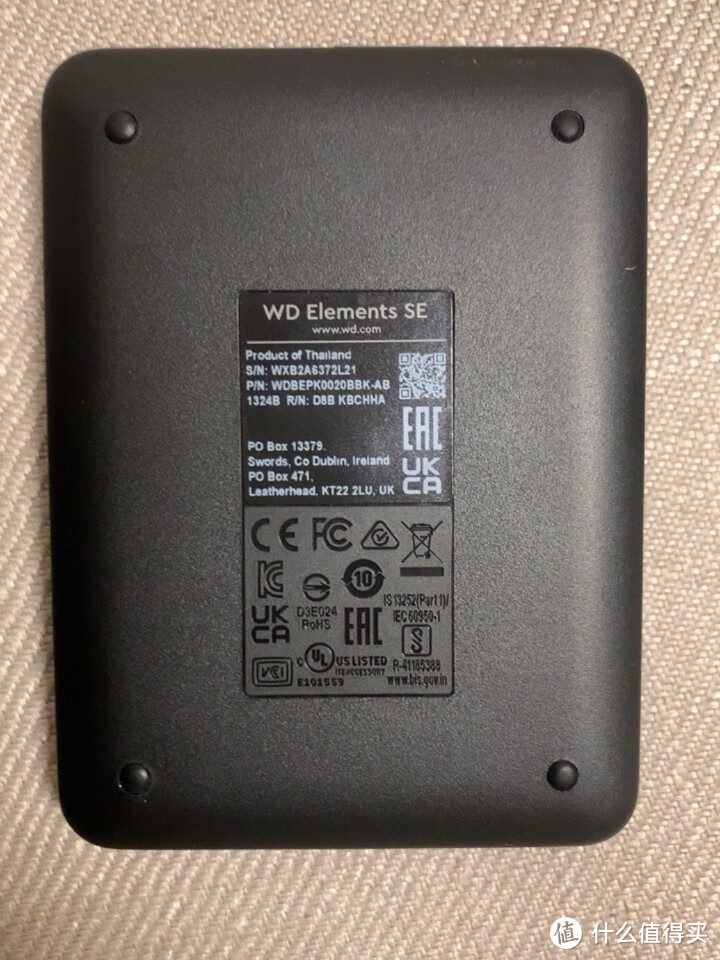西部数据2TB移动硬盘USB3.0 Elements SE新元素系列