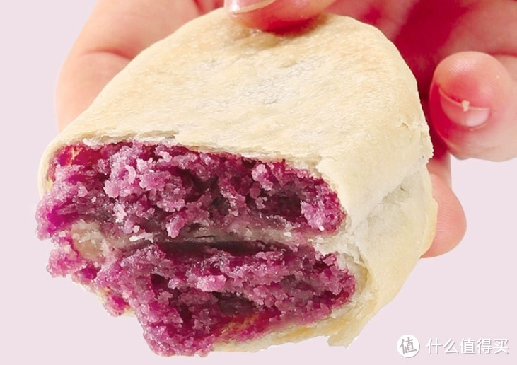 一口三层，甜而不腻的紫薯芋泥饼