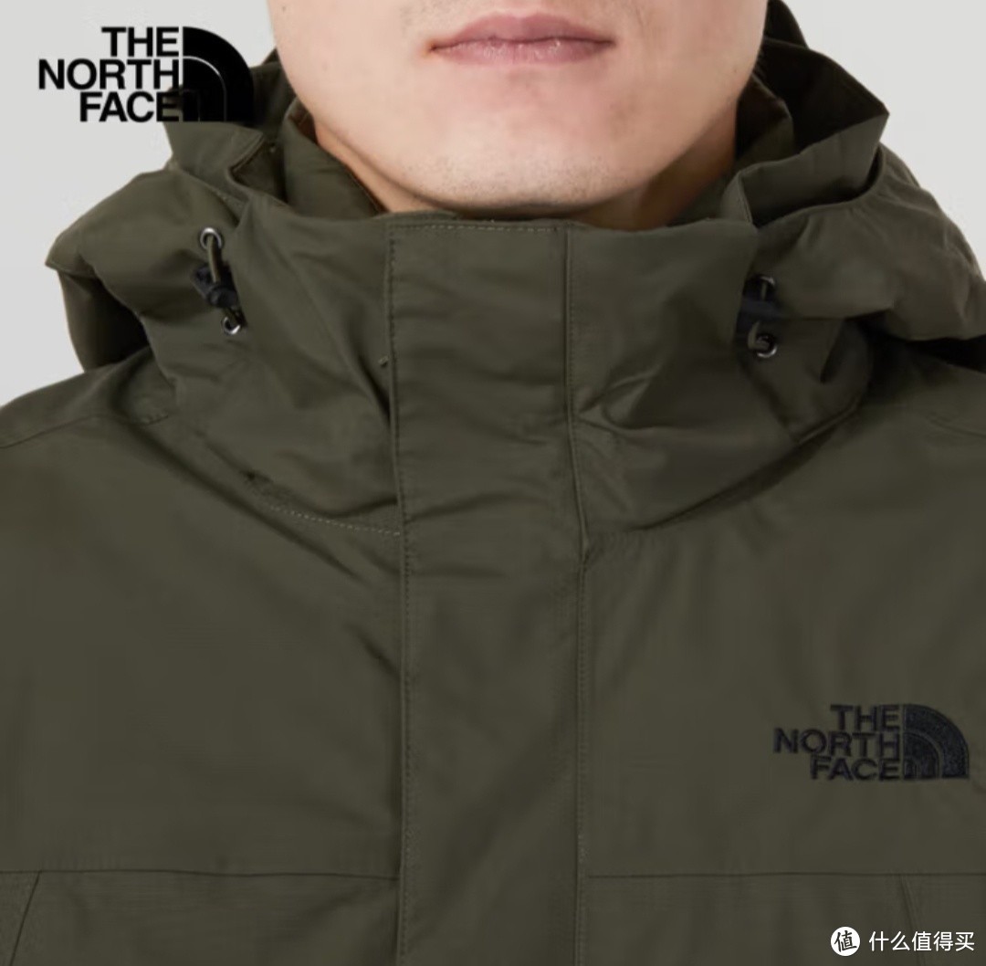 550 蓬羽绒内胆!The North Face 北面三合一冲锋衣，极限保暖，闪耀街头！