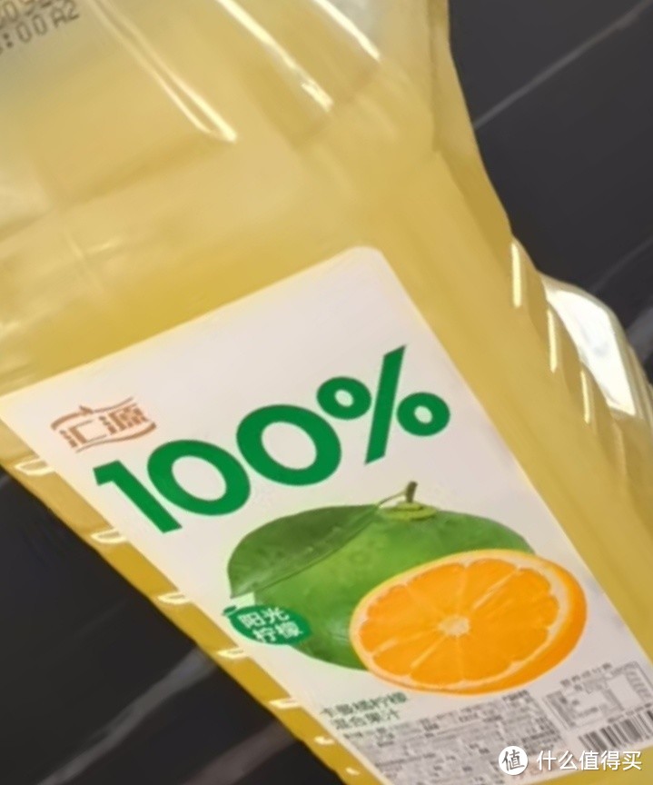 汇源100%果汁 阳光柠檬混合果汁 2L*2桶