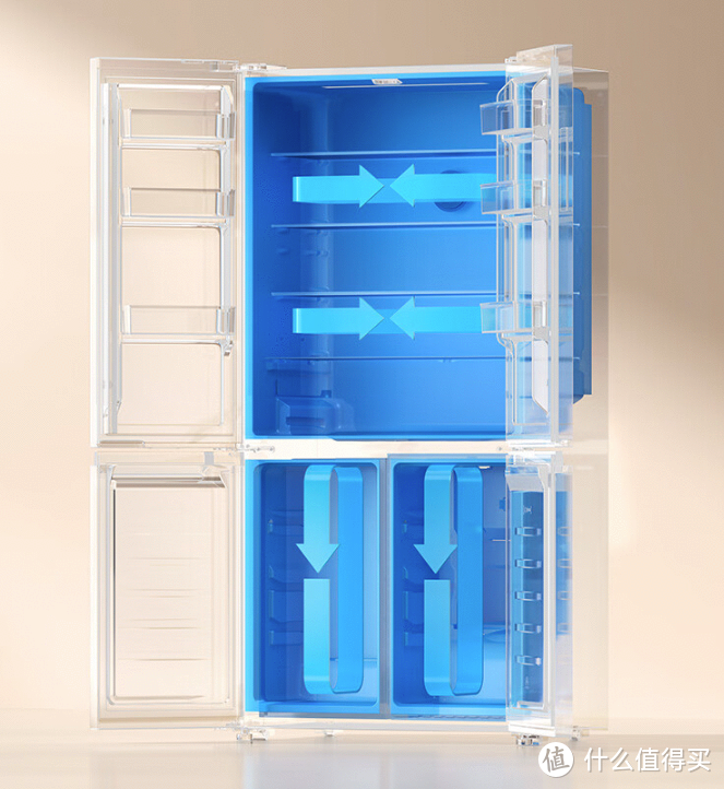 小米高端嵌入式冰箱首次登场！米家十字冰箱518L到手3999元