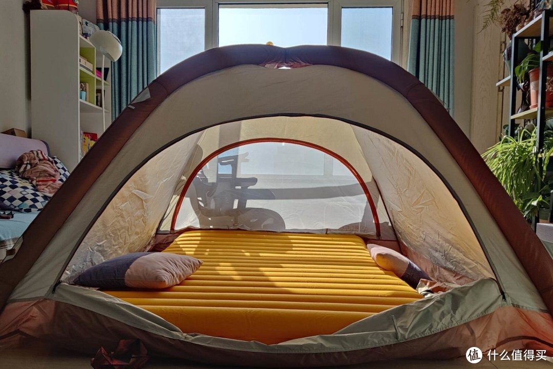 露营、郊游必备好物：一宿自动充气帐篷、睡垫，傻瓜式操作，体验更舒心