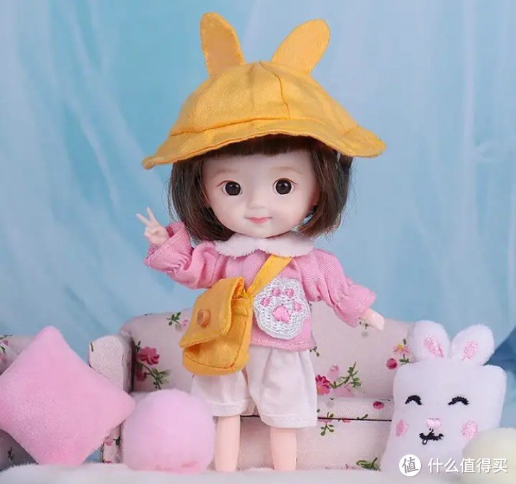 ob11芭巴比娃娃儿童玩具关节可动女孩换装公主小号偶仿真迷你人偶可可娃娃