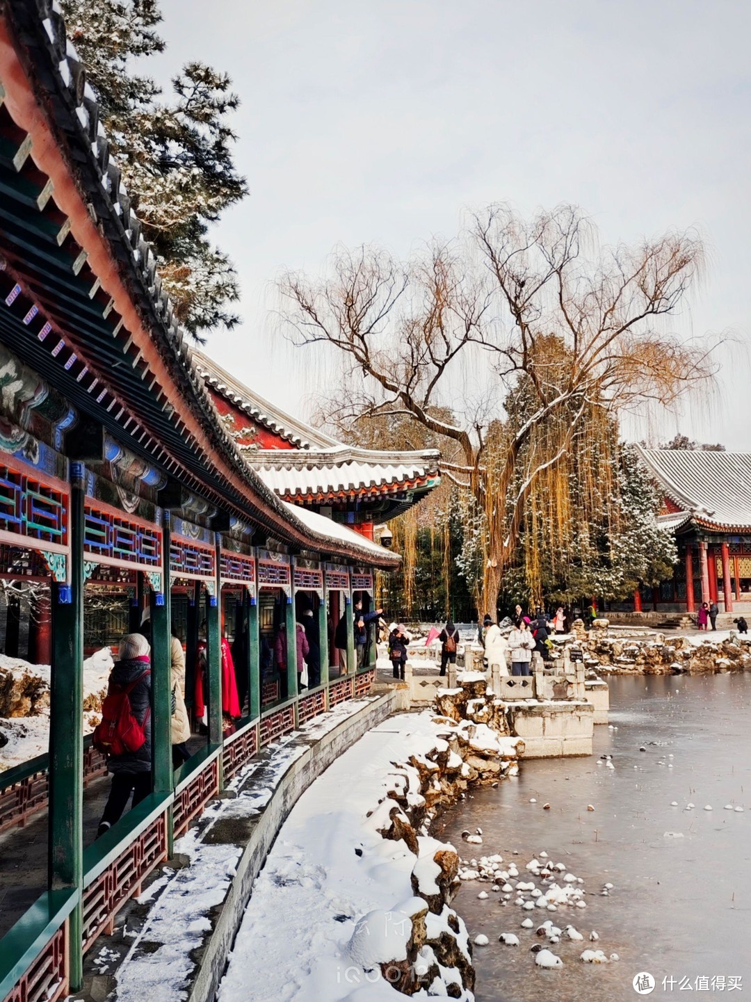 投石问路：用iQOO12手机摄影记录北京谐趣园的雪景