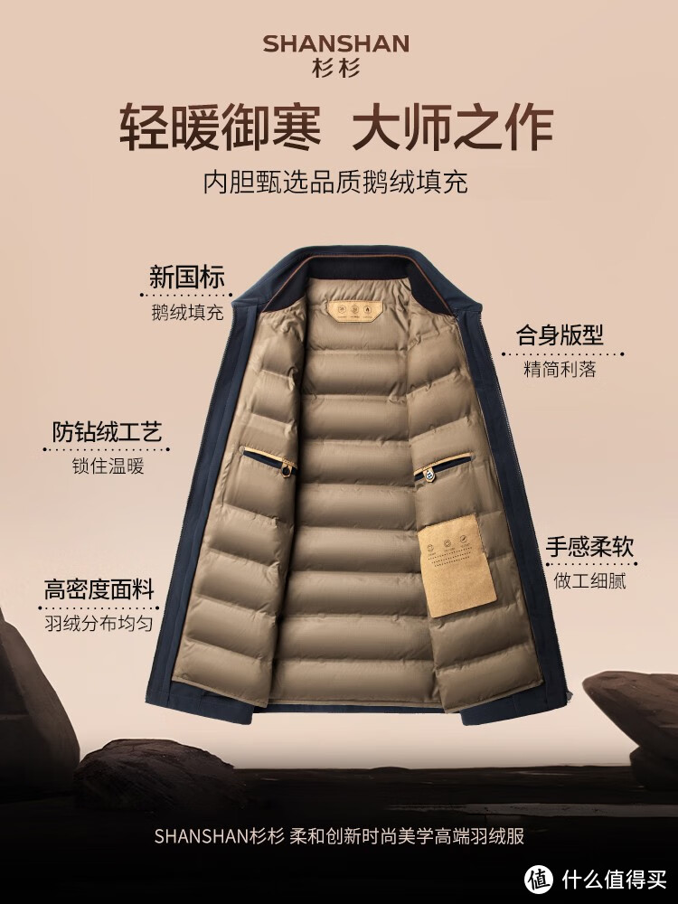 冬季商务保暖夹克如何选择？杉杉鹅绒保暖夹克值得推荐！