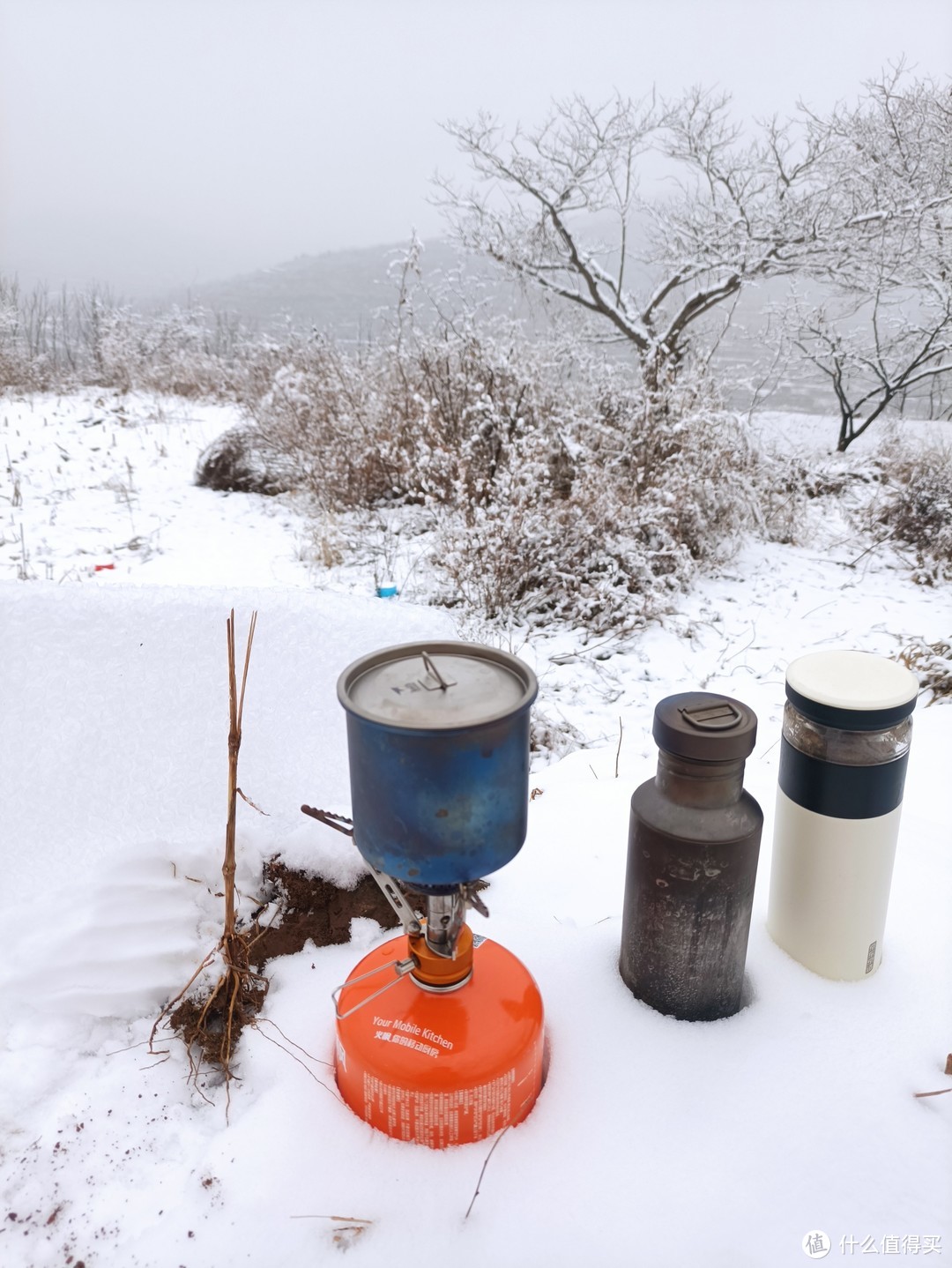 2020年12月济南大雪，市区太小，忍不住去山上喝茶