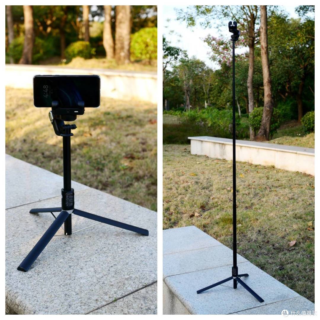 带稳定器的防抖自拍杆，支持AI人脸追踪：奥川M2 PRO体验