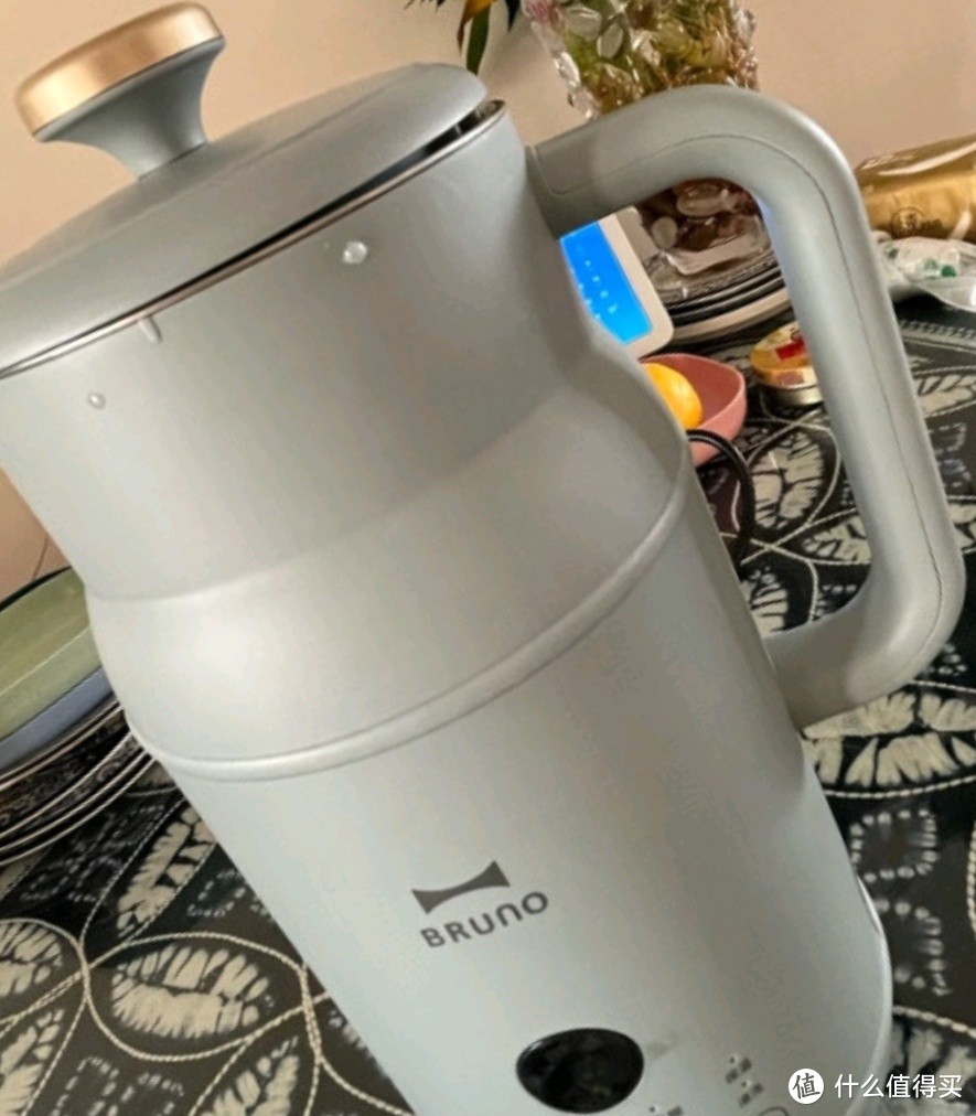 BRUNO小奶壶豆浆机0.6L小型破壁机家用加热全自动降噪预约榨汁机搅拌机辅食机早餐机海盐蓝