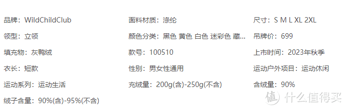 266g的羽绒服，什么价格合适？