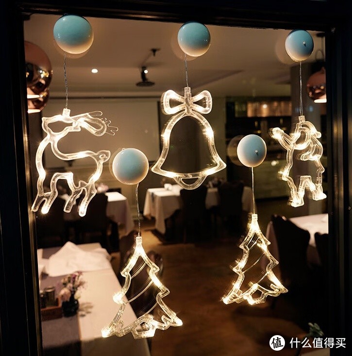打造温馨浪漫的圣诞氛围——青苇 LED圣诞吸盘挂灯 